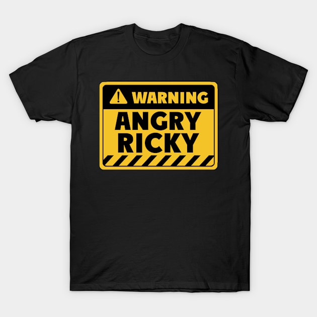 Angry Ricky T-Shirt by EriEri